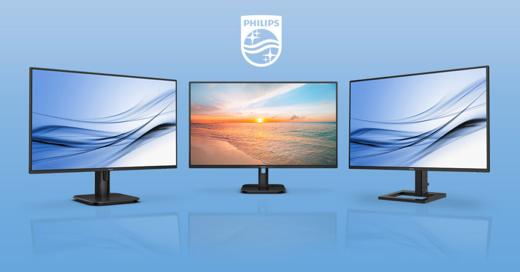 Philips atualiza linha E1 com três monitores multifunções para o trabalho híbrido e remoto