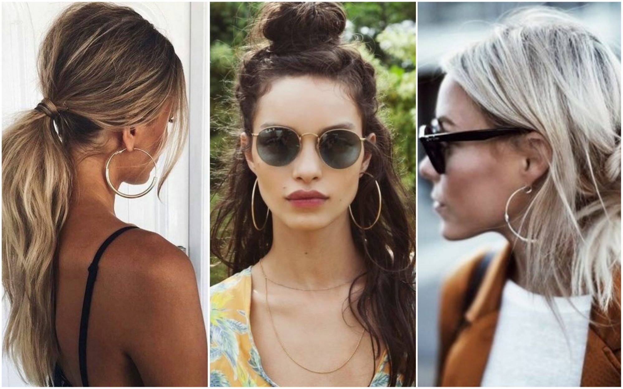 Argolas. Os brincos obrigatórios para todos os looks da estação