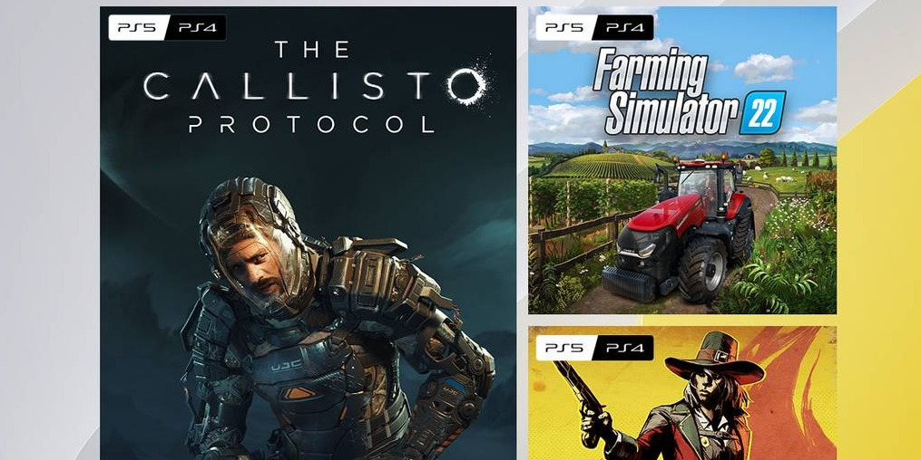 The Callisto Protocol e Farming Simulator 22 são ofertas do serviço PlayStation Plus para outubro