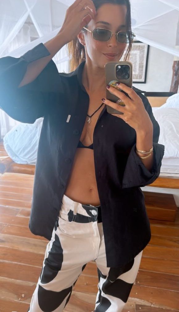 Maria Cerqueira Gomes e Cayetano Rivera vestem marcas portuguesas de férias no paraíso