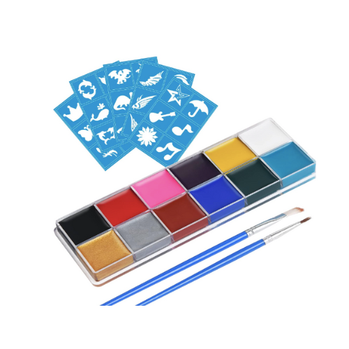URAQT, Tinta Corporal e Facial, 12 cores – Amazon