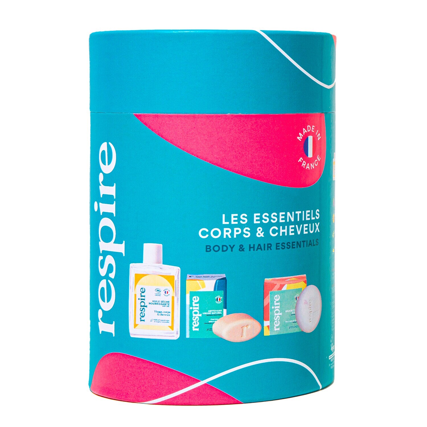 Respire, Les Essentiels Corps & Cheveux Coffret Tratamento Corpo e Cabelo