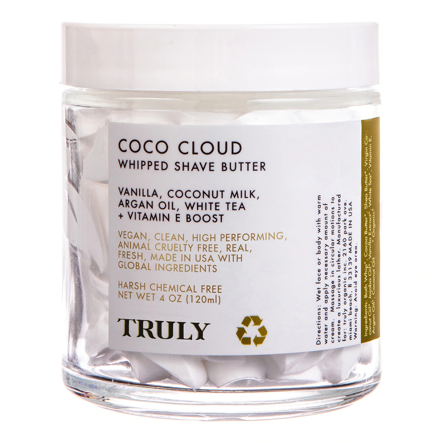 Truly, Coco Cloud Mousse para barbear