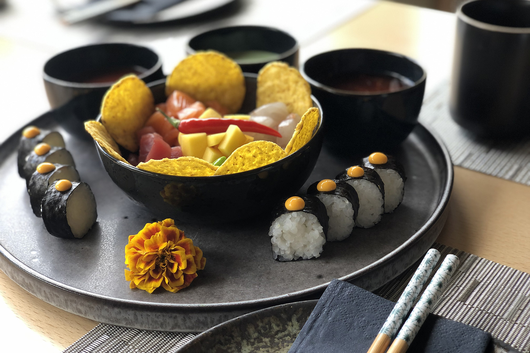 Wasabi Papi. O novo restaurante da linha de Cascais junta sushi com sabores da América do Sul