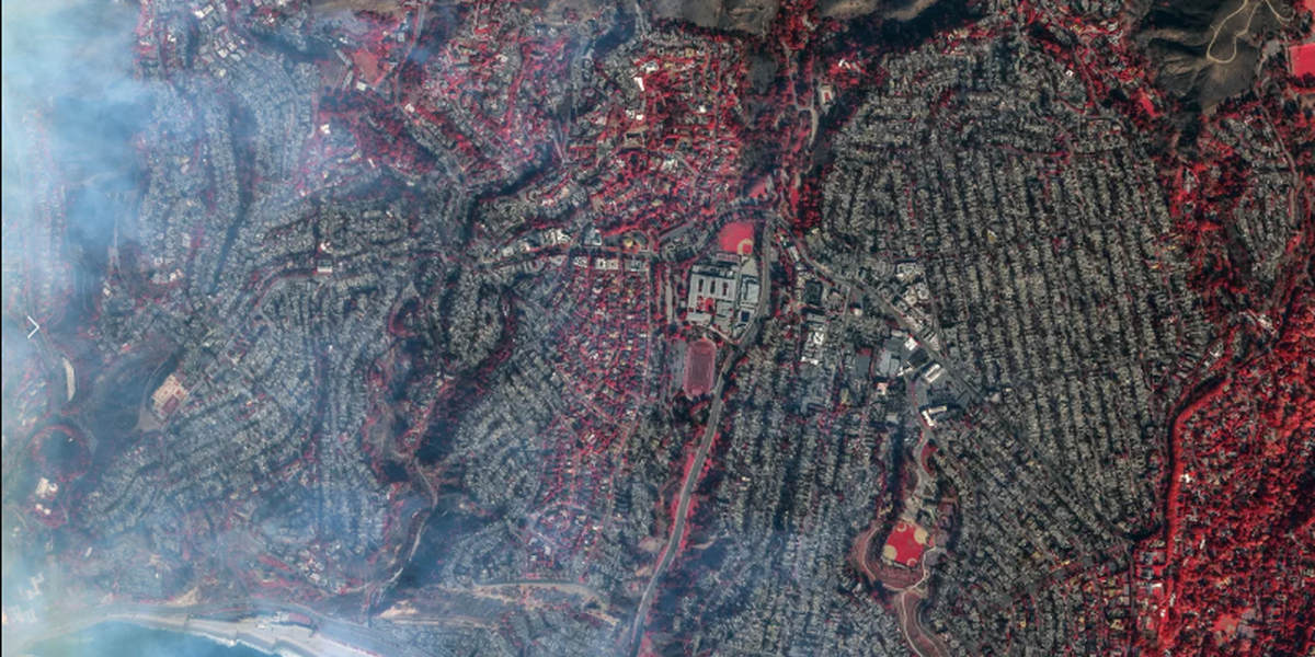 Antes e depois: Imagens de satélite mostram Los Angeles devorada pelas chamas dos incêndios