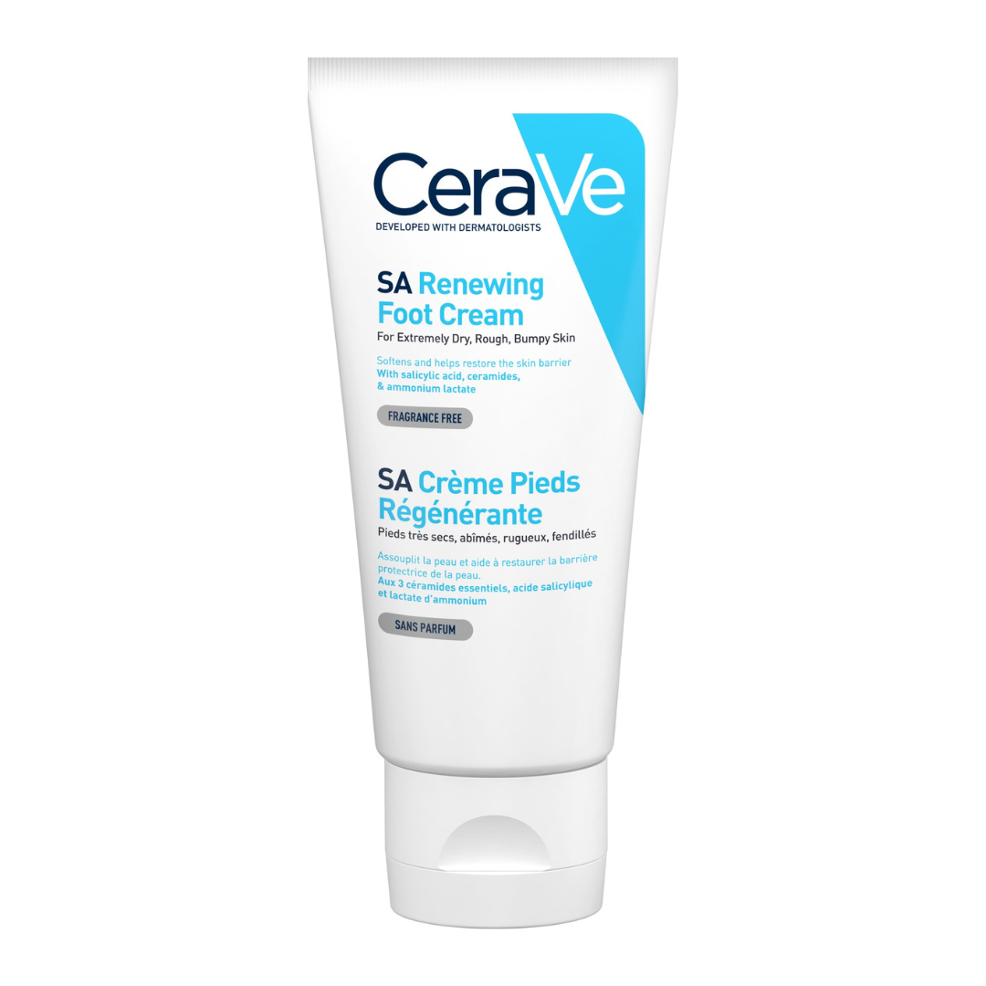 CeraVe, Creme de Pés Renovador para Pele Seca e Aspera