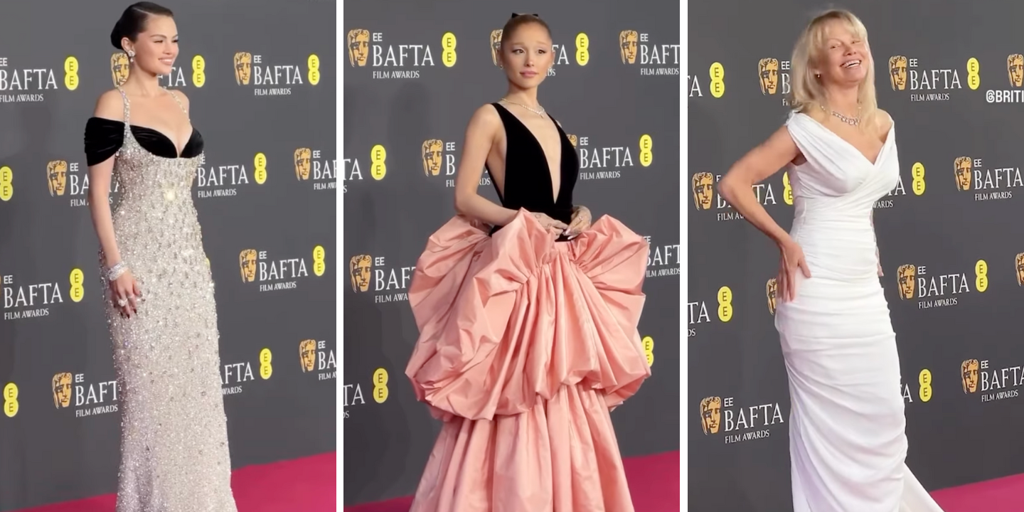 De Pamela Anderson a Ariana Grande. Espreite os primeiros looks dos prémios BAFTA