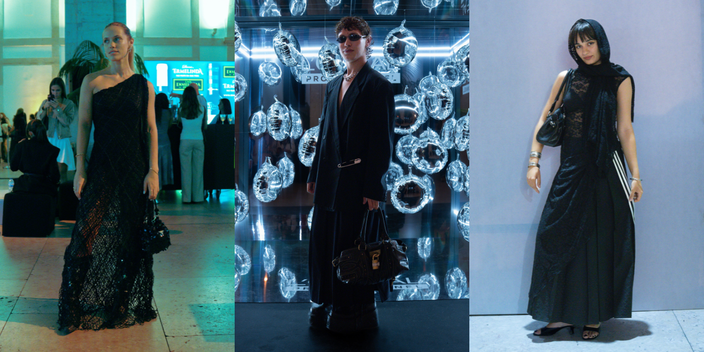 ModaLisboa. Com o preto não me comprometo e estes 12 fashionistas também não. Espreite os looks