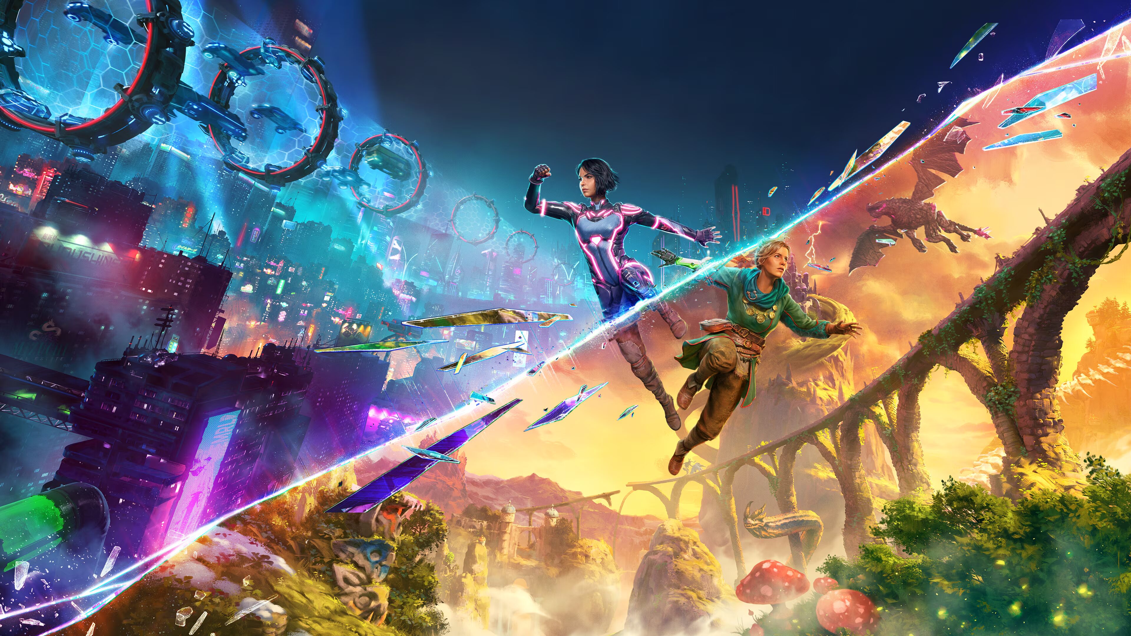 Split Fiction: Aventura intemporal que alterna entre a ficção científica e a fantasia fantástica