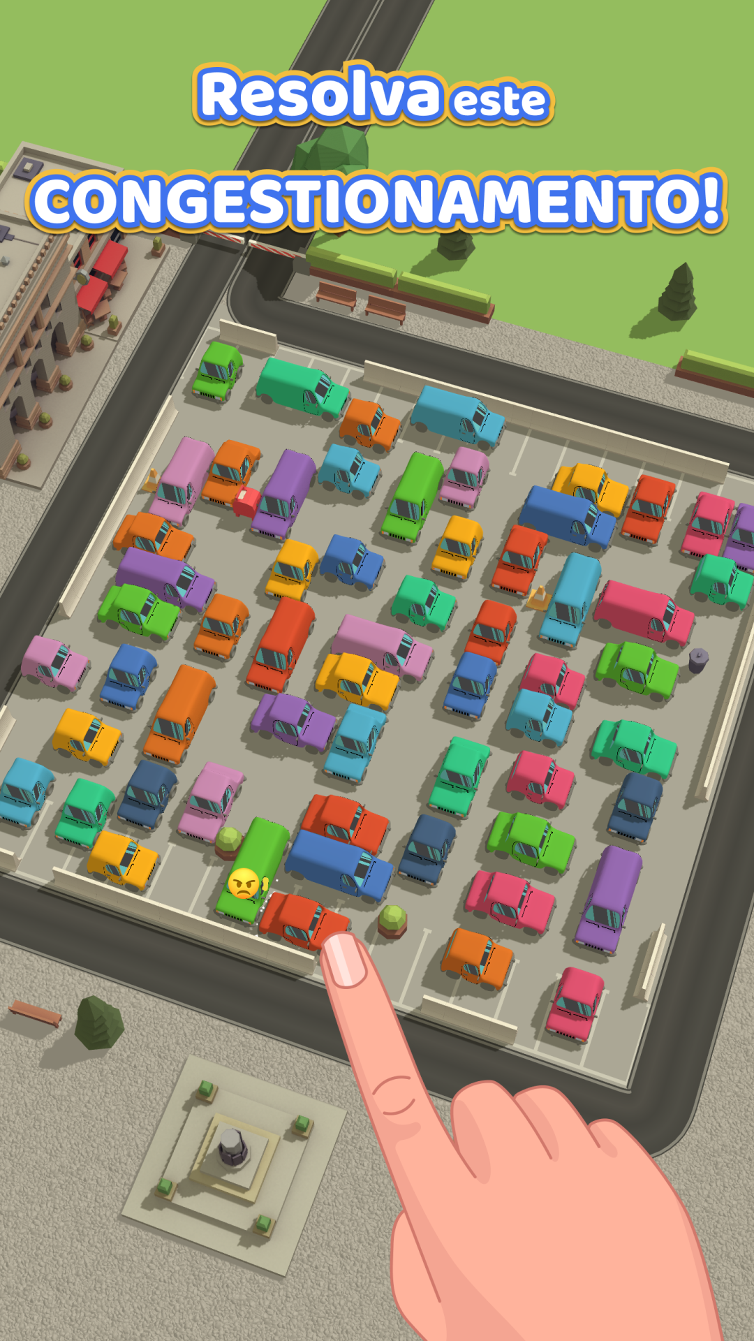 Parking Jam 3D: Respire fundo antes de começar a estacionar para