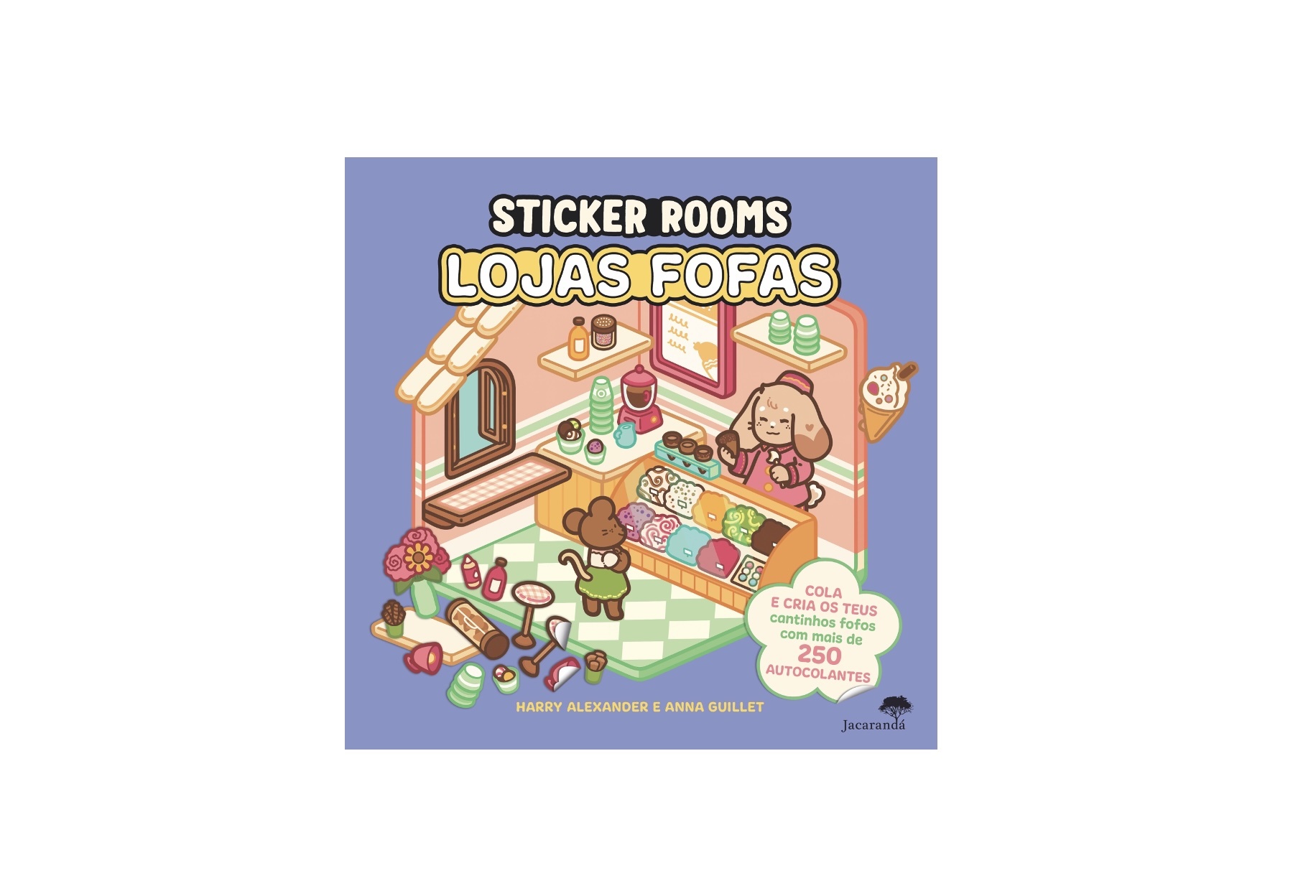 Ganhe o livro infantil “Lojas Fofas – Sticker Rooms”