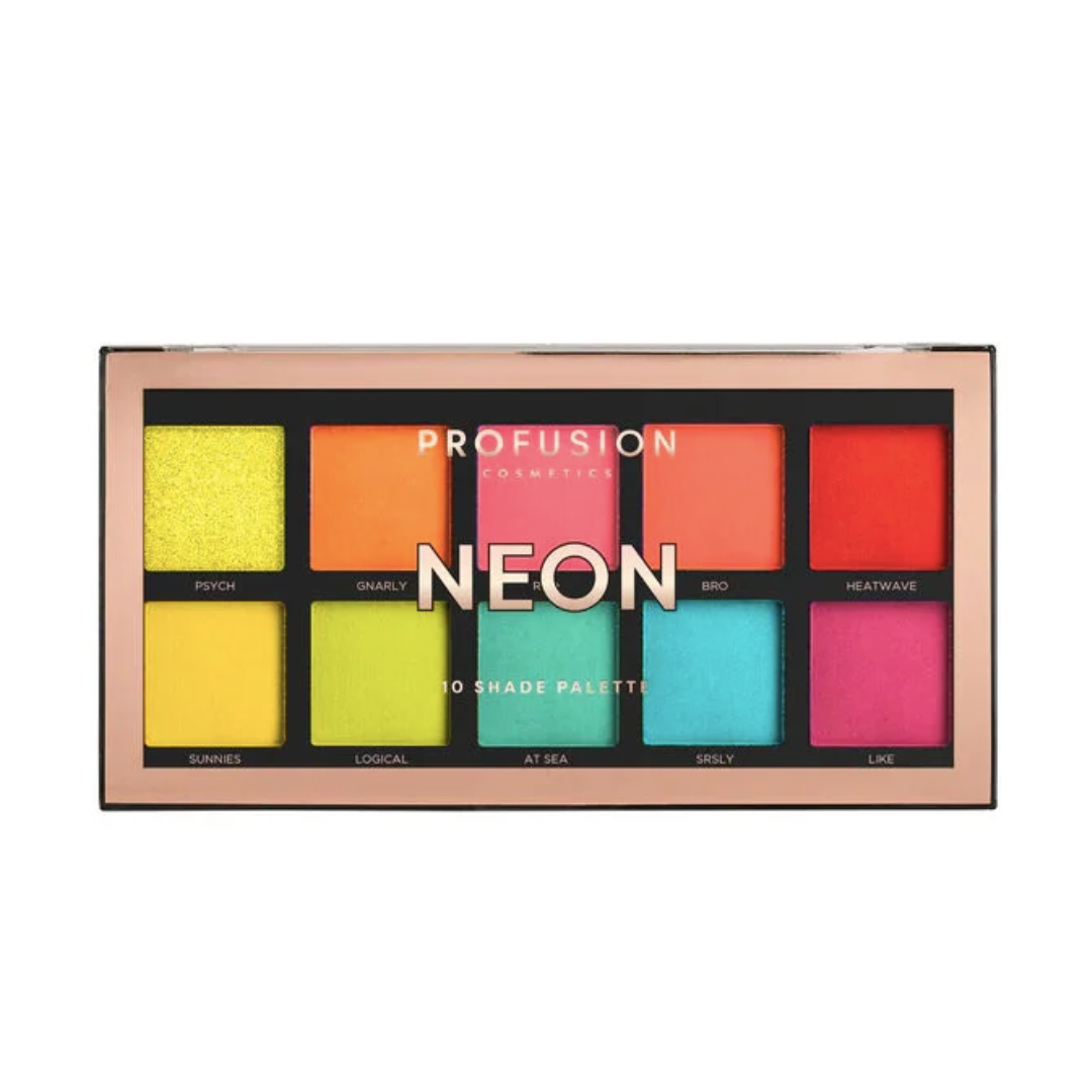 Profusion Cosmetics, Sombras Neon 10 Cores