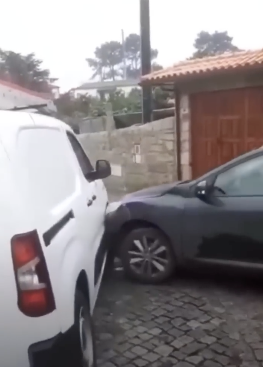 Mulher bate de propósito em carro de imigrante em Vila do Conde. “Brasileiros aqui são merda” — veja o vídeo