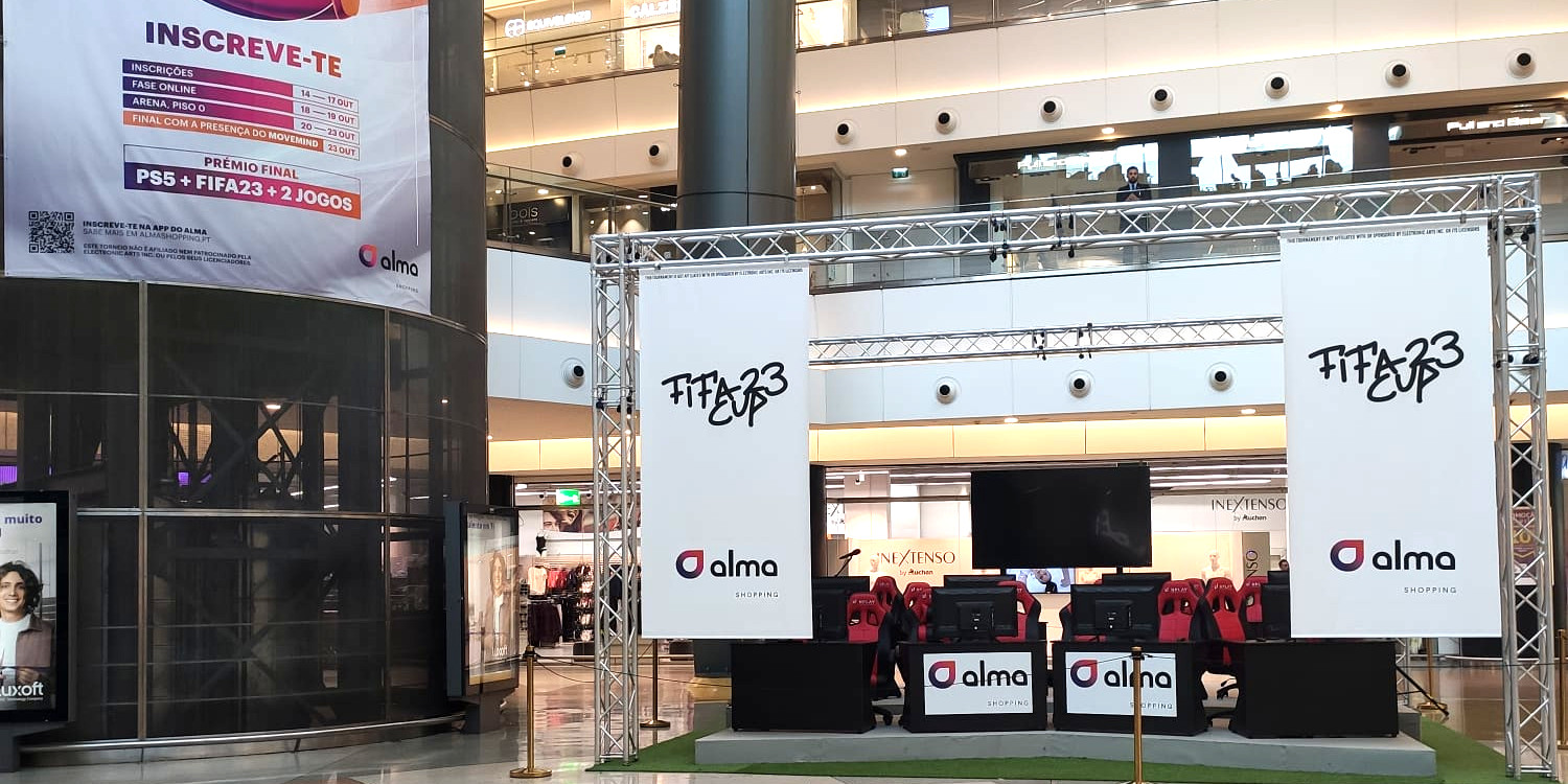 Torneios FIFA Cup 23 são estratégicos para transformar centros comerciais em espaços de encontro e lazer