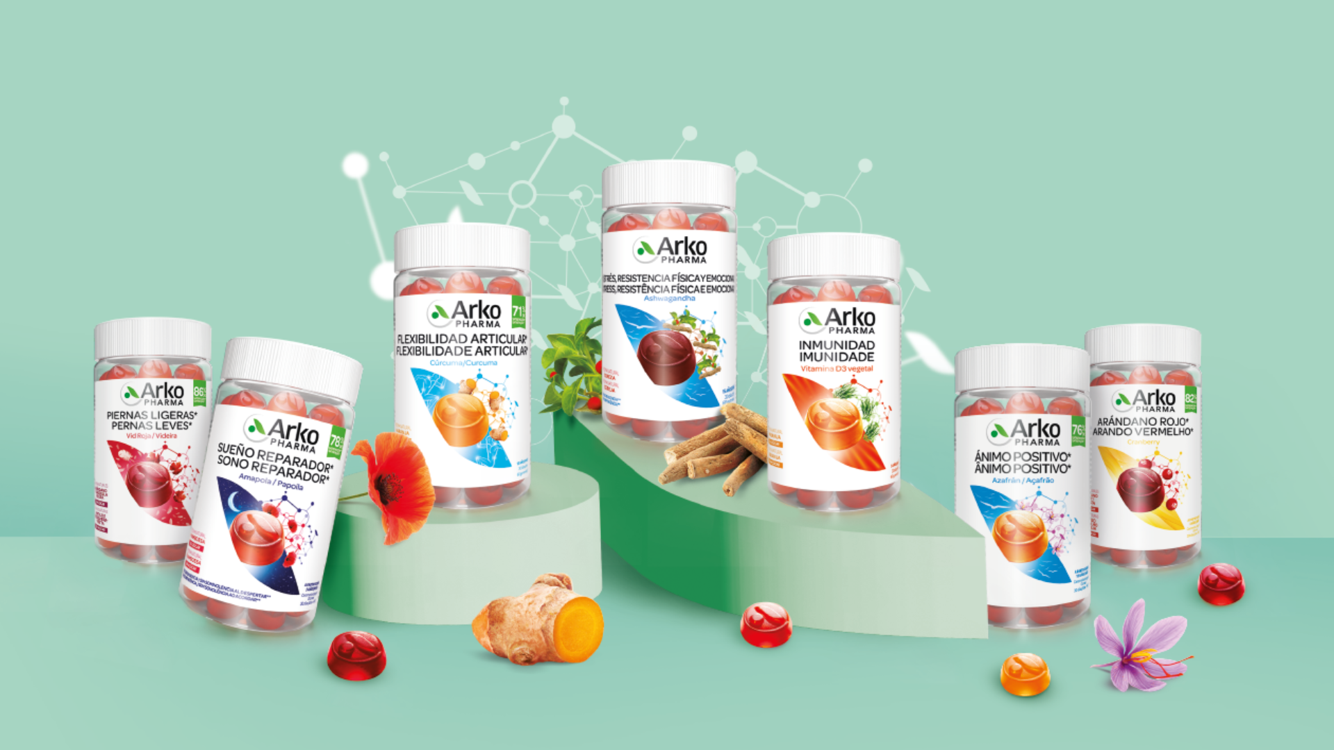 Arkogummies. As gomas sem açúcar que prometem potenciar o nosso ânimo, ajudar no bem-estar muscular e não só