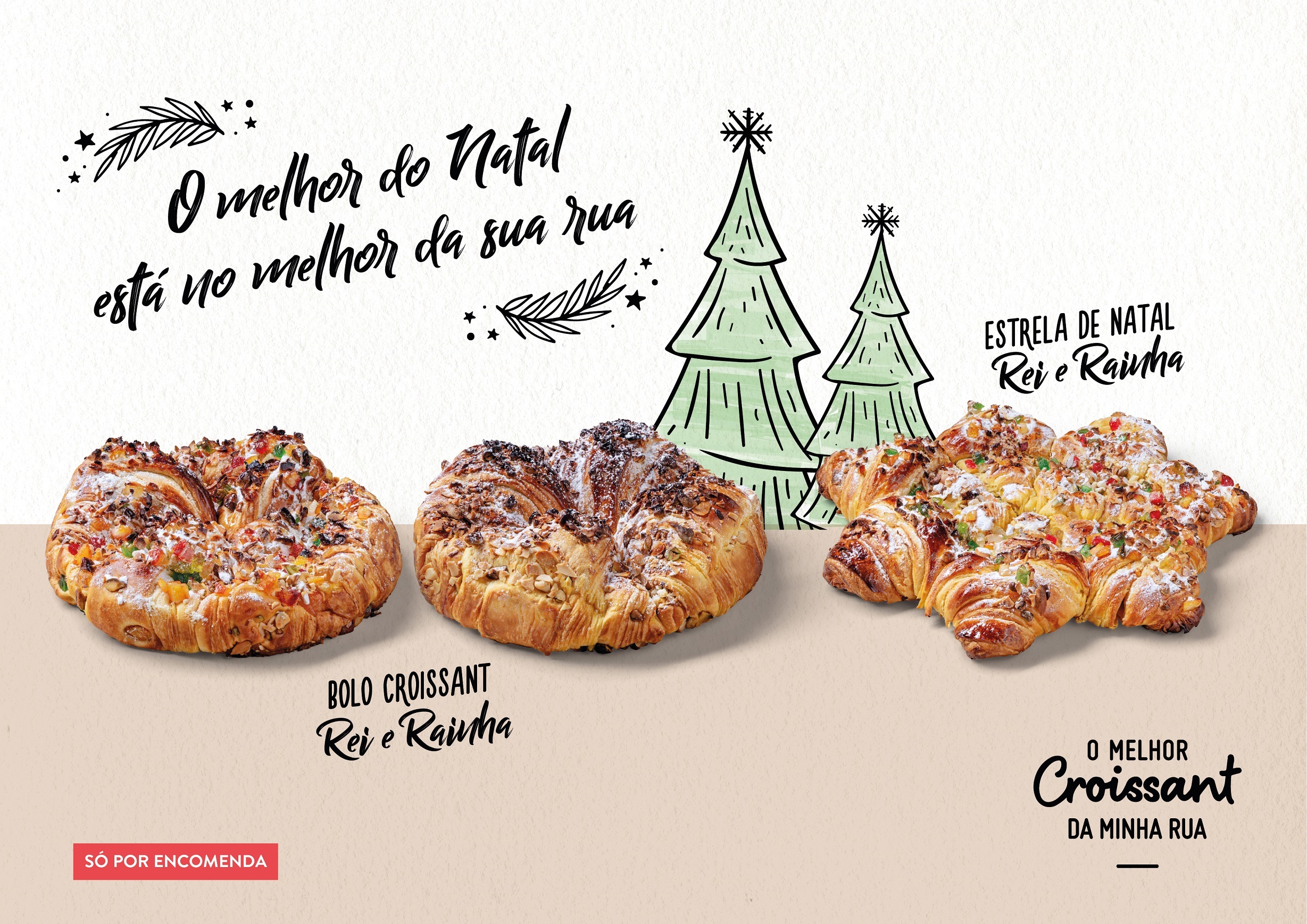 Massa de croissant e topping de bolo-rei? Encontrámos o doce que não pode perder este Natal