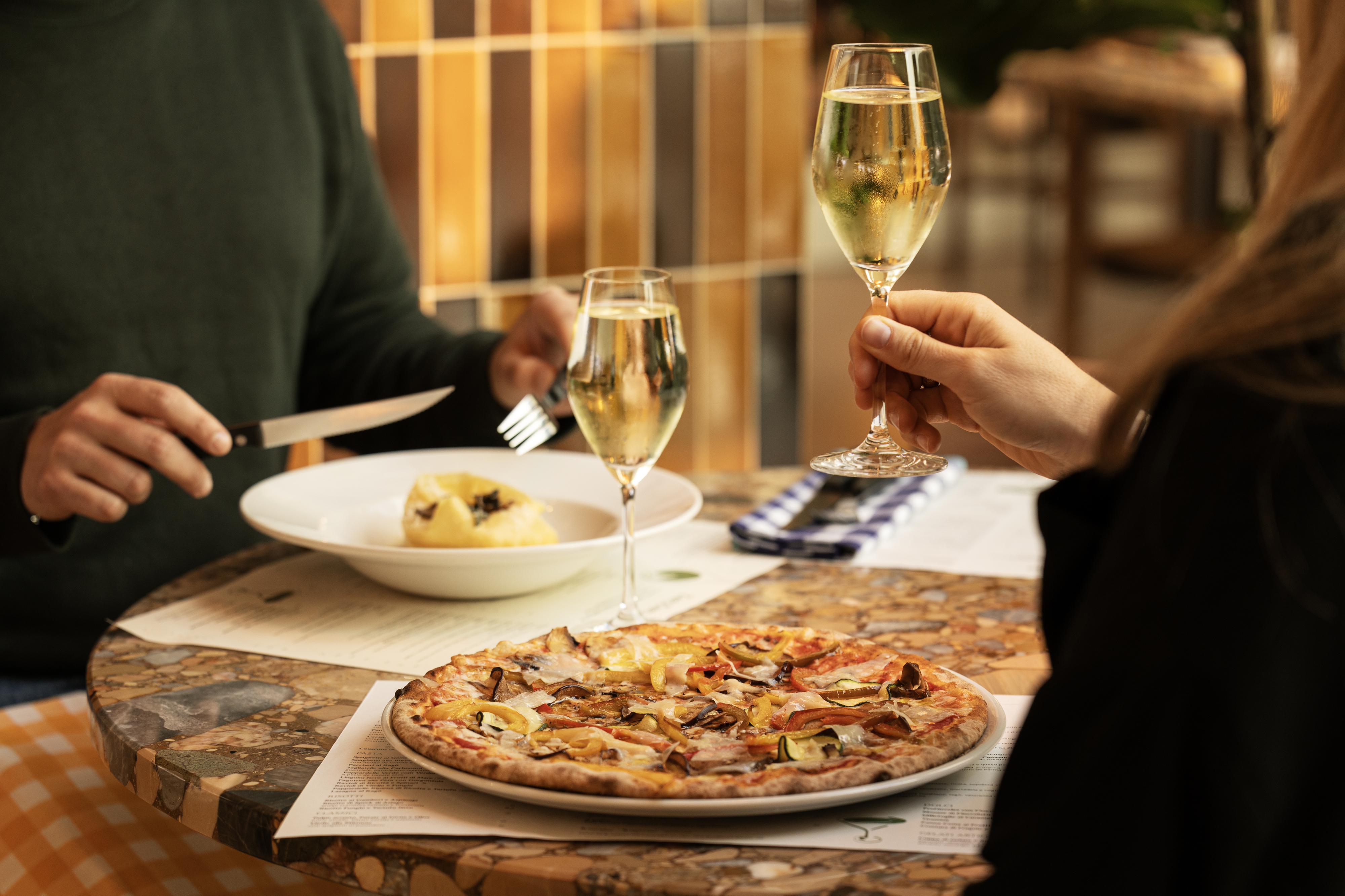 ZeroZero Belém. Esta nova pizzaria é a maior de todas e tem uma esplanada para aproveitar o verão