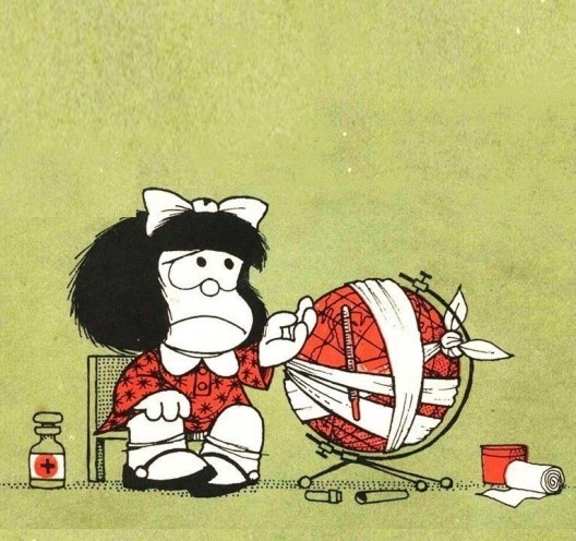 Os 13 desenhos incríveis de Quino, o pai da rebelde, feminista e inconformada Mafalda