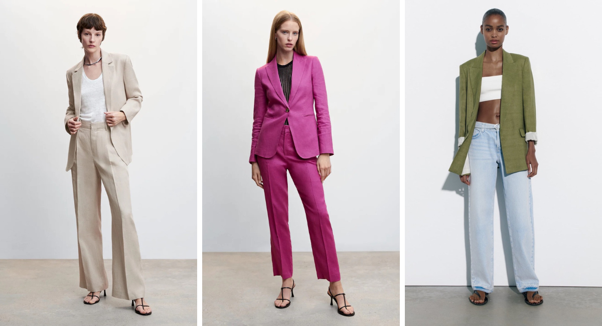 12 blazers de linho (a partir de 17,95€) que são super tendência e perfeitos para dias mais quentes