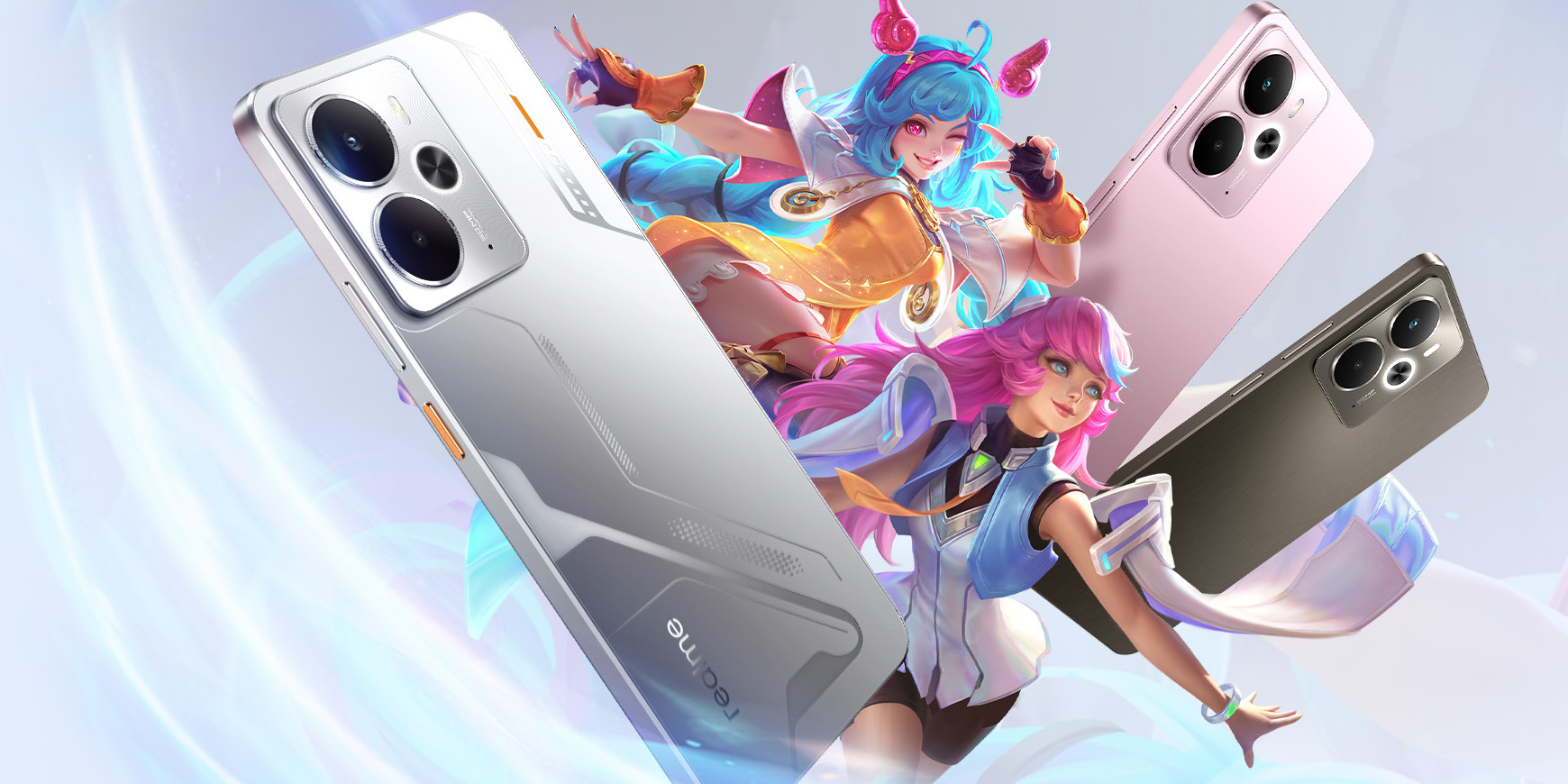 Realme 14 5G bebe inspiração de design nos robots mecha