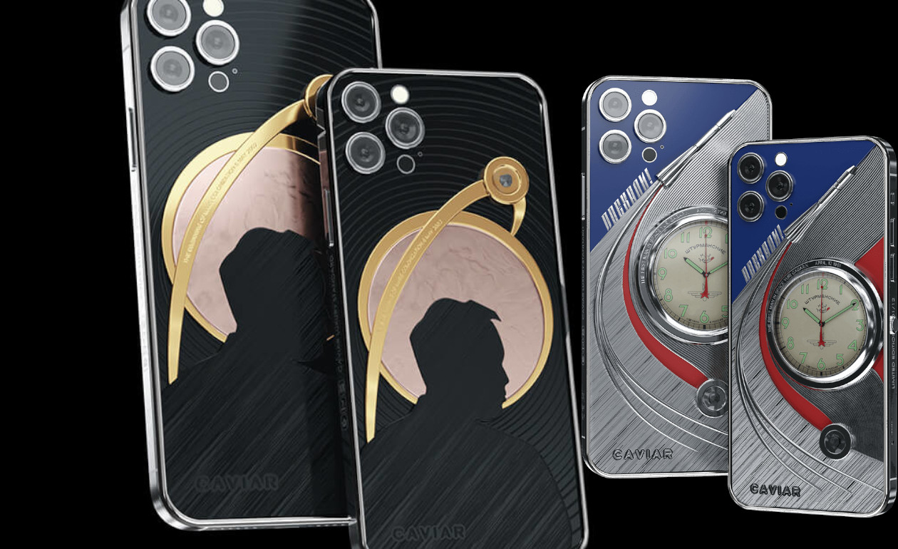 Caviar lança iPhone 12 de luxo inspirado nos exploradores espaciais: Elon Musk e Yuri Gagarin são os protagonistas