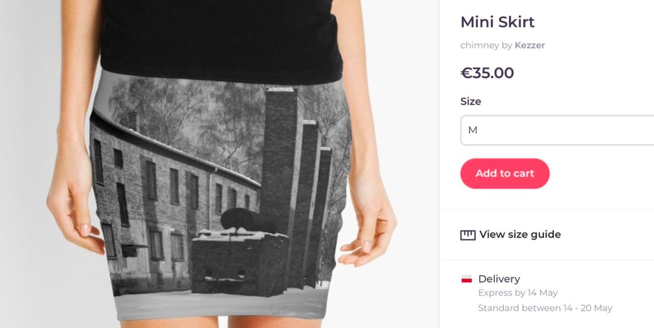 Esta empresa gerou polémica por vender acessórios com imagens de Auschwitz