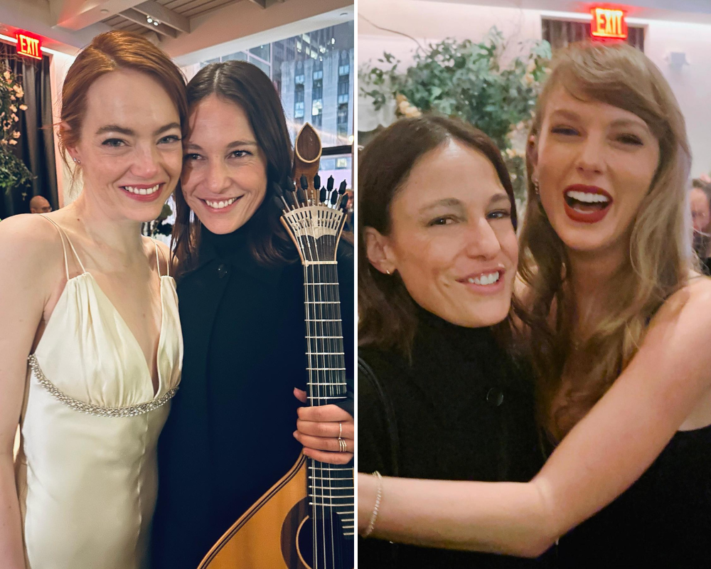 Carminho encontra-se com Taylor Swift e canta para Emma Stone. Veja o vídeo