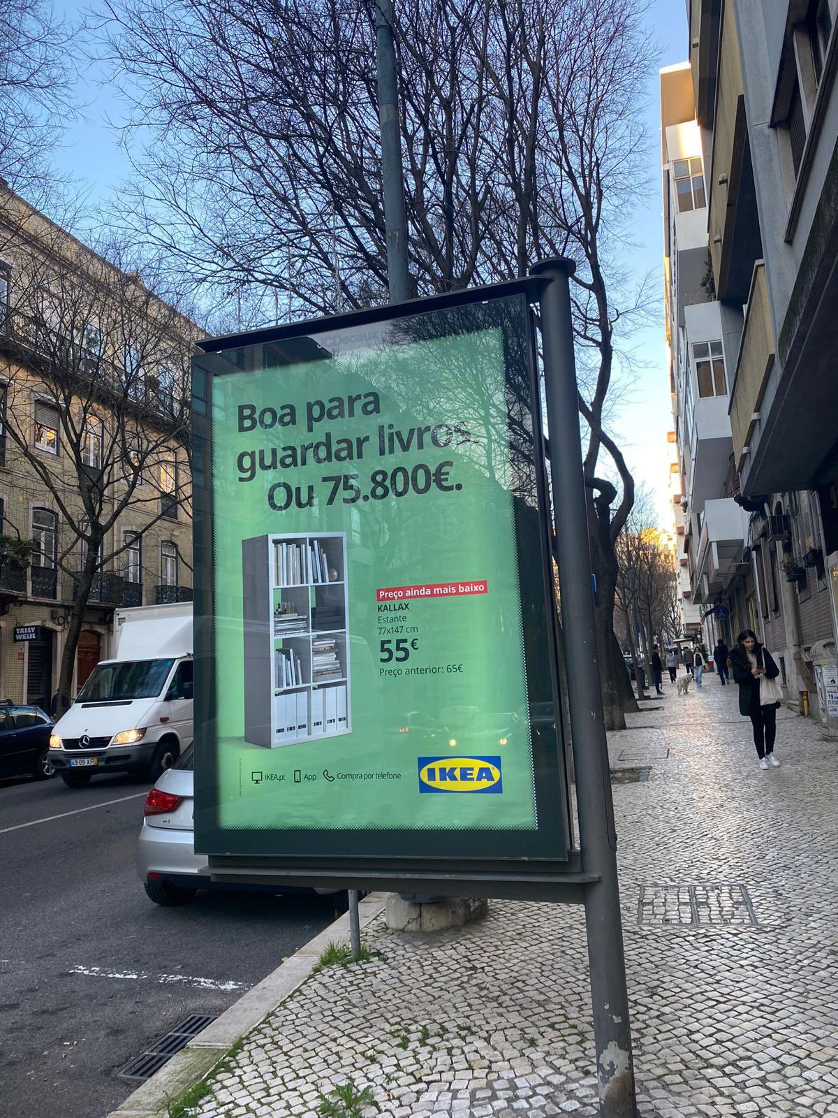IKEA ‘entra’ na campanha com cartaz viral. Gigante sueca diz não querer contribuir para “debate partidário”
