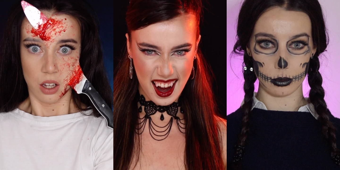 Do látex ao sangue falso. 4 dicas para fazer a maquilhagem de Halloween durar a noite toda, segundo uma expert