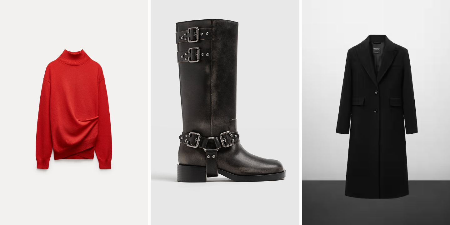 Das biker boots à febre do vermelho. 20 peças em saldos que vão ao encontro das tendências da estação