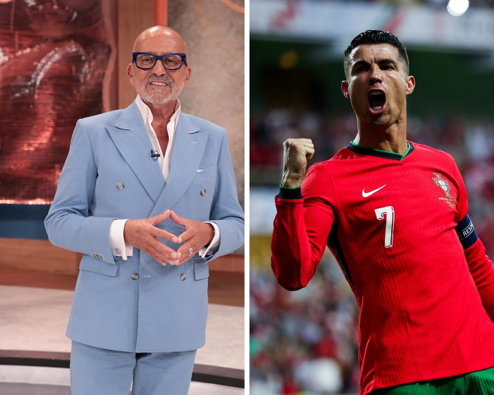 Estudo. Portugueses preferem Manuel Luís Goucha a Cristiano Ronaldo