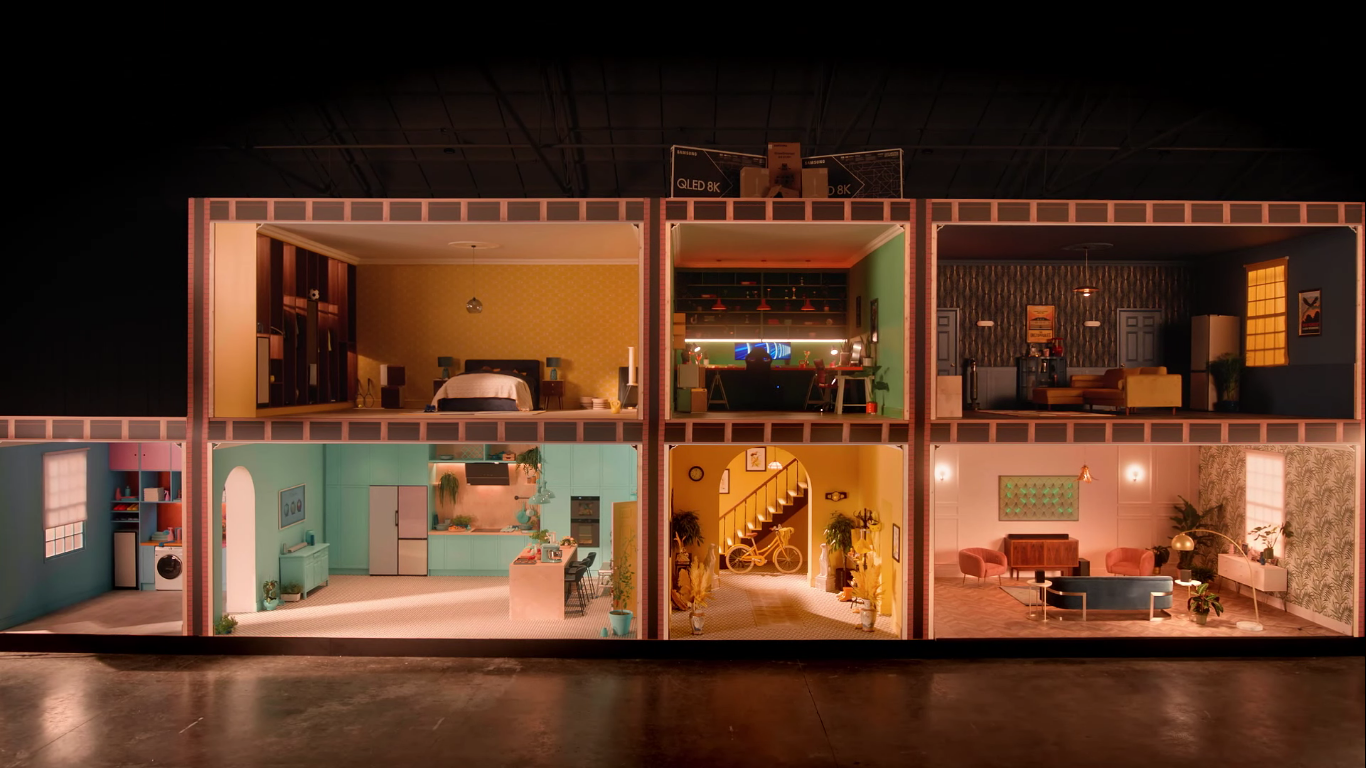 De eletrodomésticos inteligentes a monitores e TVs: Conheça a “casa de surpresas” futurista da Samsung