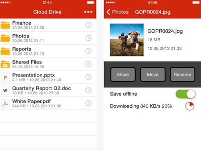 Mega chega ao universo iOS