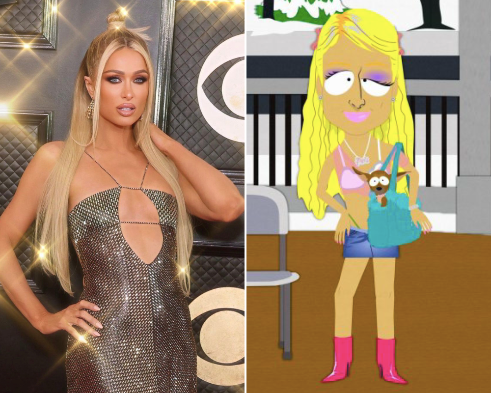 Paris Hilton sobre o seu retrato em “South Park”. “Pensar nisso deixou-me doente”