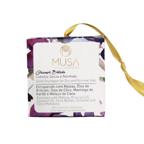 Musa Natural Cosmetics, Champô Sólido Cabelo Seco/Normal