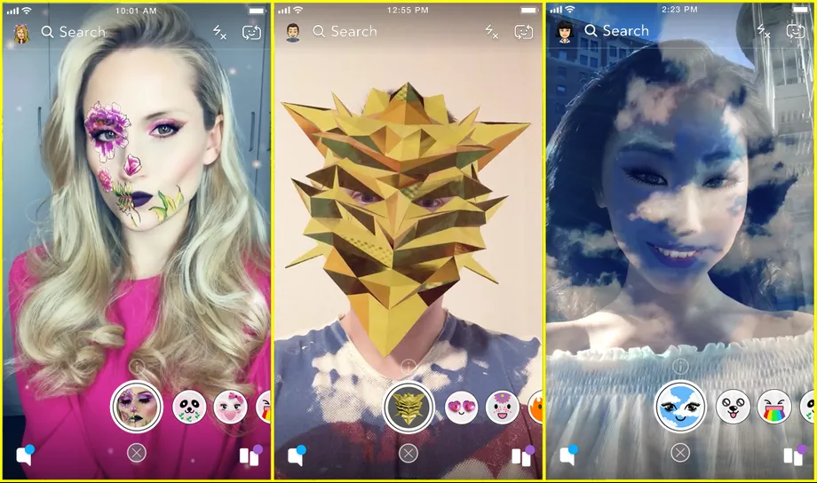 Criativos e utilizadores do Snapchat já podem criar os seus próprios filtros de rosto