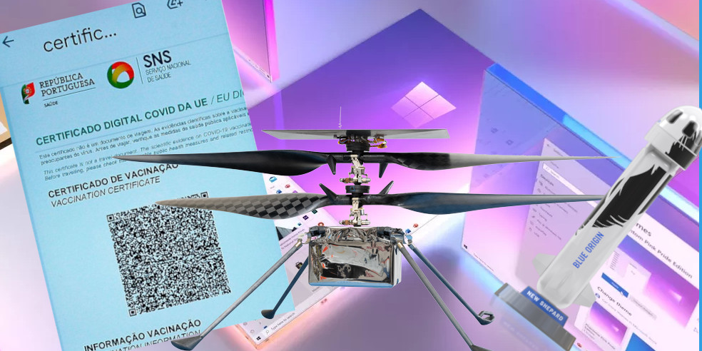 O melhor e o pior de 2021 (Parte II): Primeiro voo em Marte, Certificado Digital aprovado e Windows 11 revelado