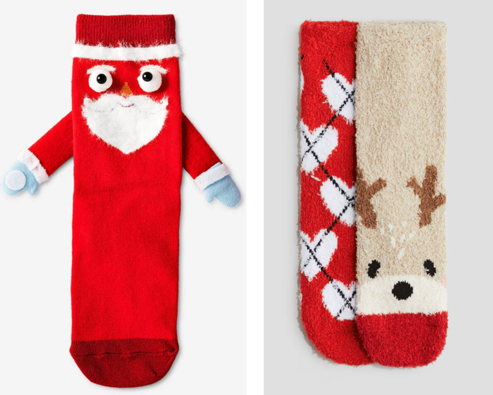 Estes 16 pares de meias pirosas (ou só amorosas) são natalícios e baratos, com preços desde 3,50€