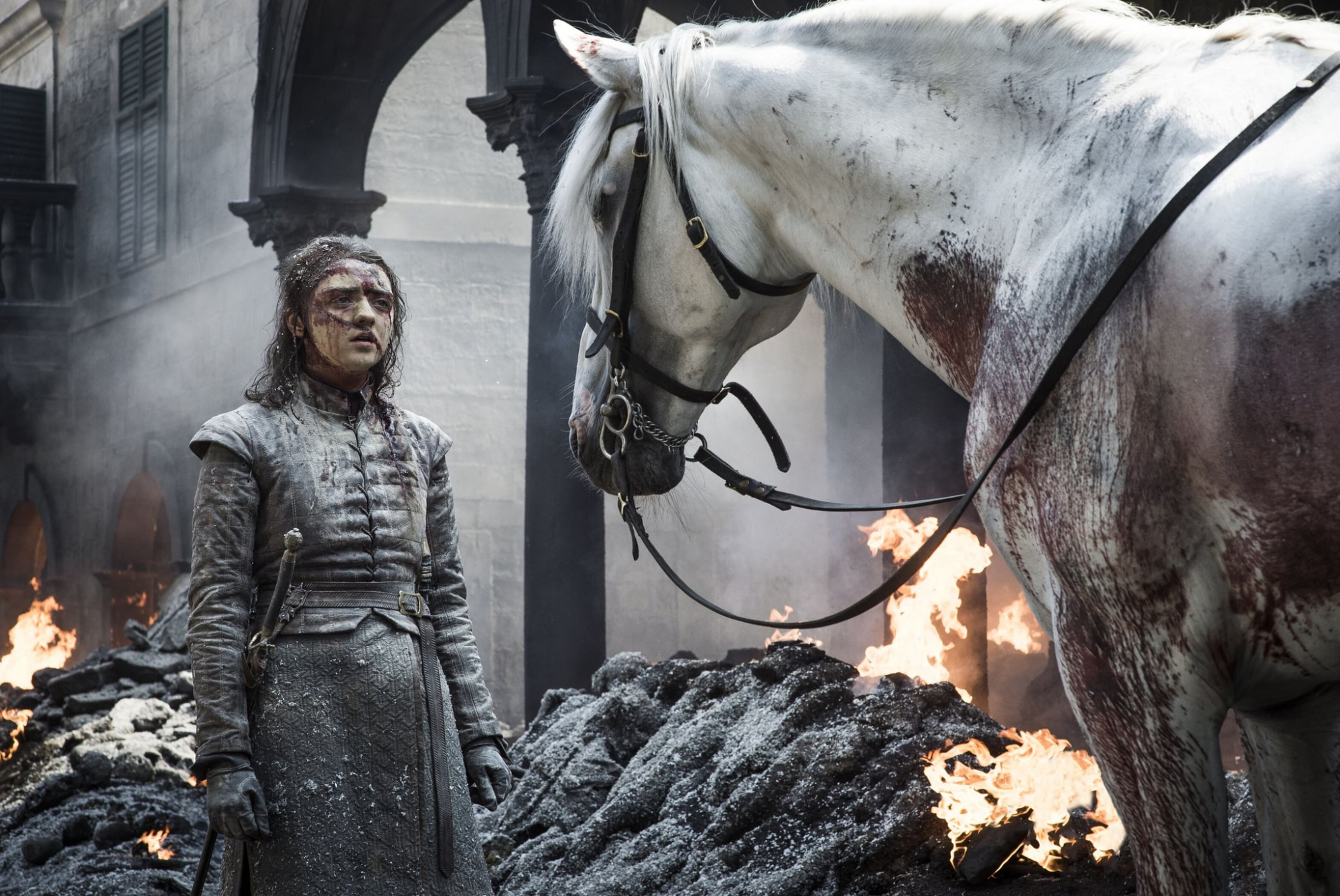 O que representa o cavalo branco que Arya viu em “A Guerra dos Tronos”?