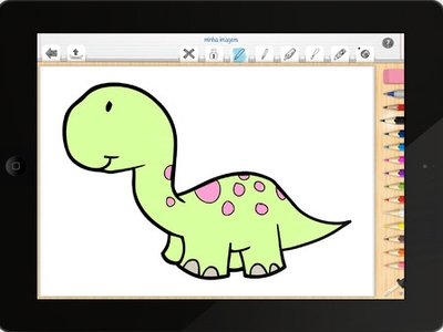 Fazer do iPad um livro para colorir