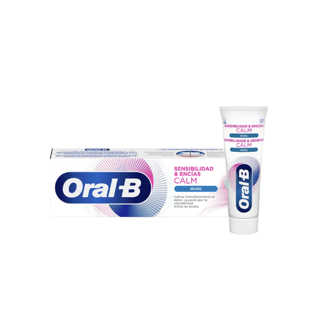 Oral-B, Pasta Dentífrica Sensibilidade e Gengivas Calmante, 75ml – Auchan