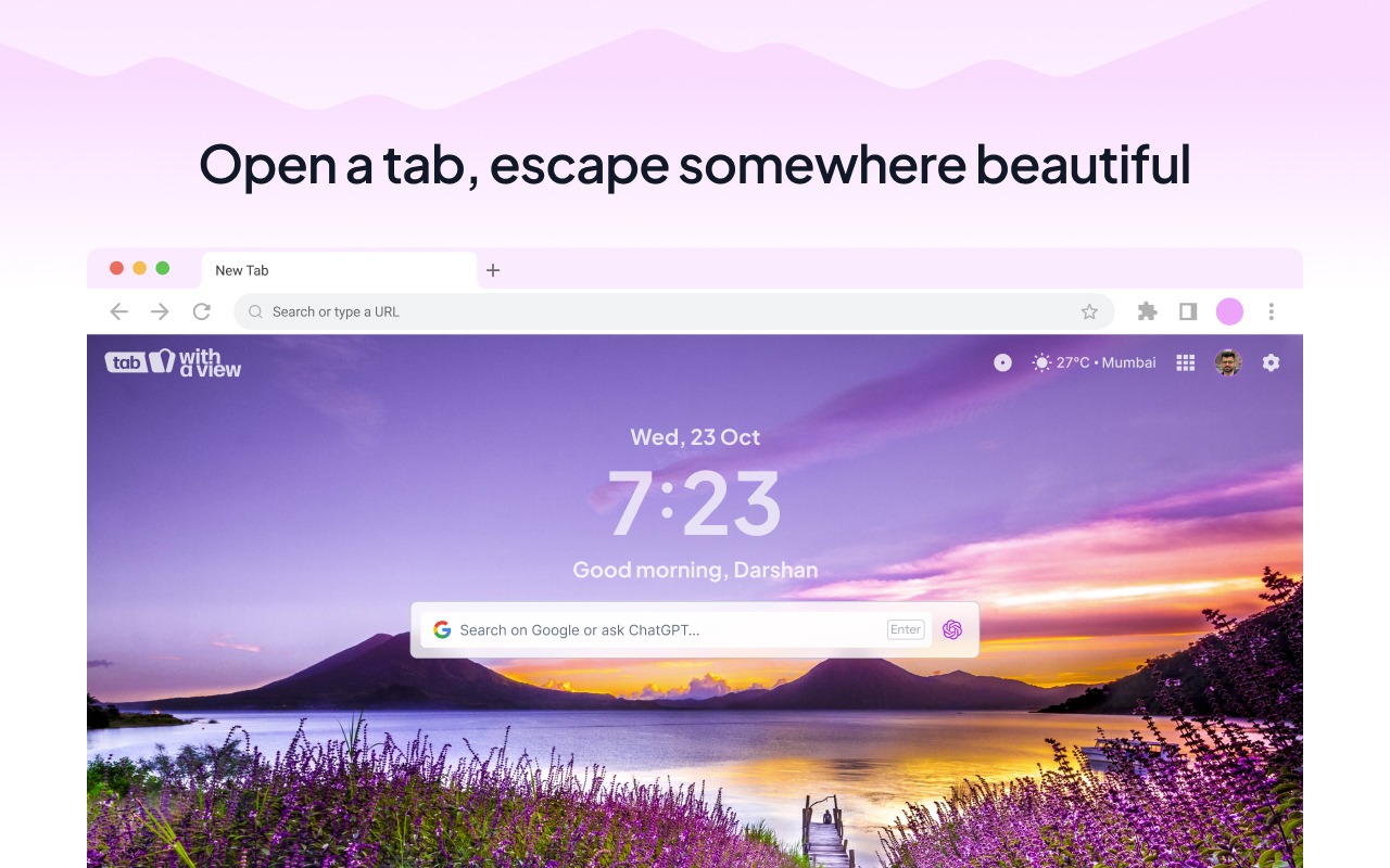 De regresso ao trabalho? Tab With a View ajuda a quebrar a monotonia com paisagens inspiradoras