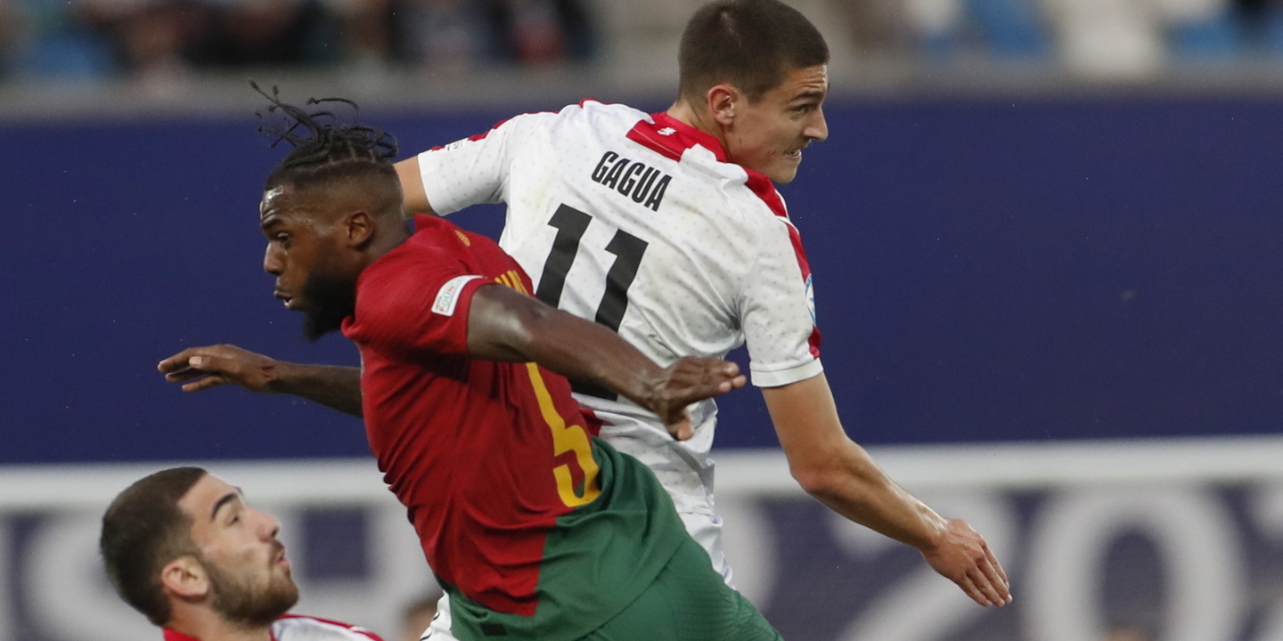 Seleção portuguesa de sub-21 goleia Geórgia em jogo particular. Veja os  lances