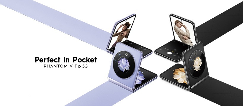 PHANTOM V Flip quer inovar no mundo dos dobráveis com um ecrã exterior circular para widgets e notificações