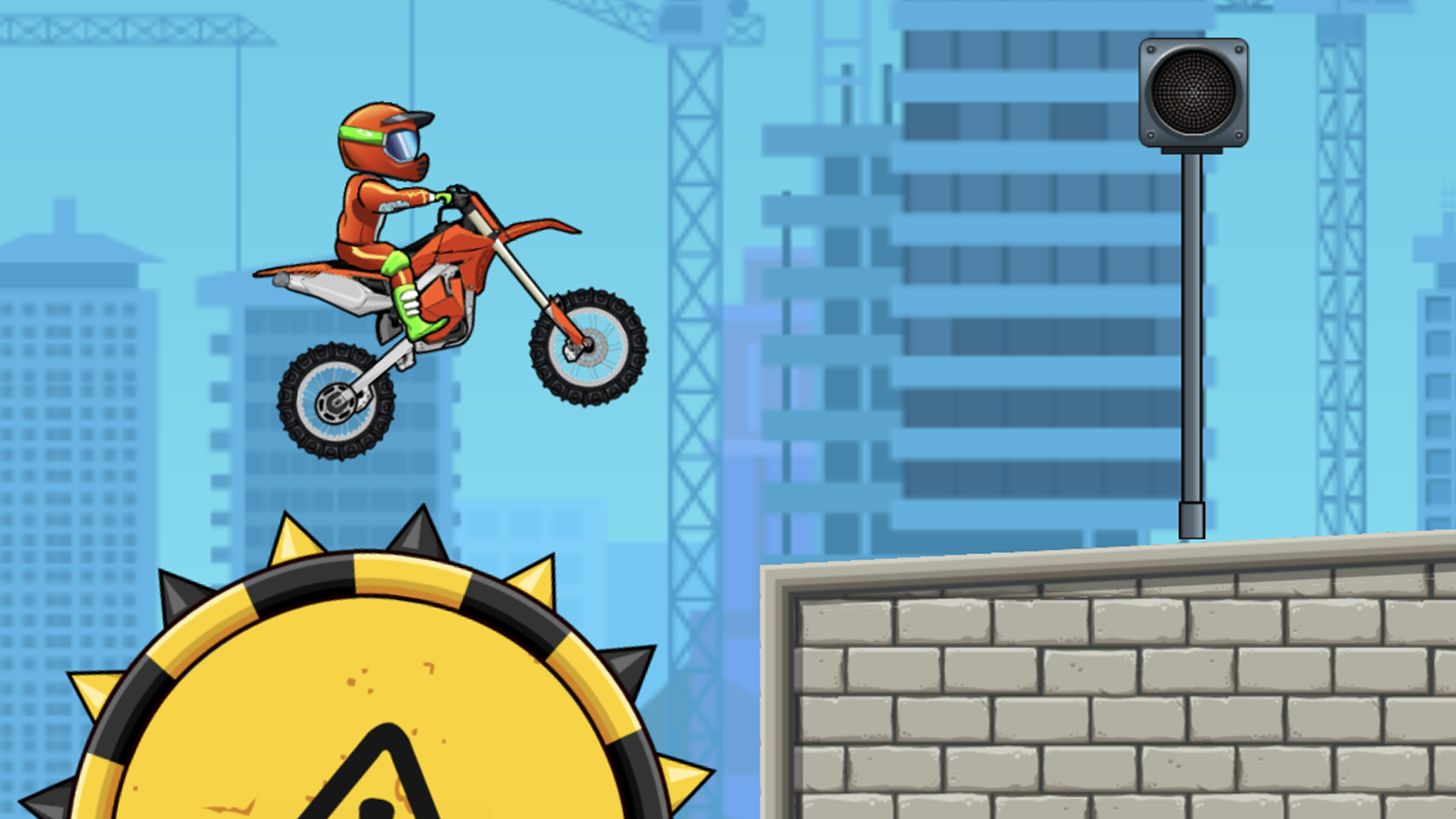 Moto X3M Bike Race Game Level 13 - 3 Stars [iOS/Android] 