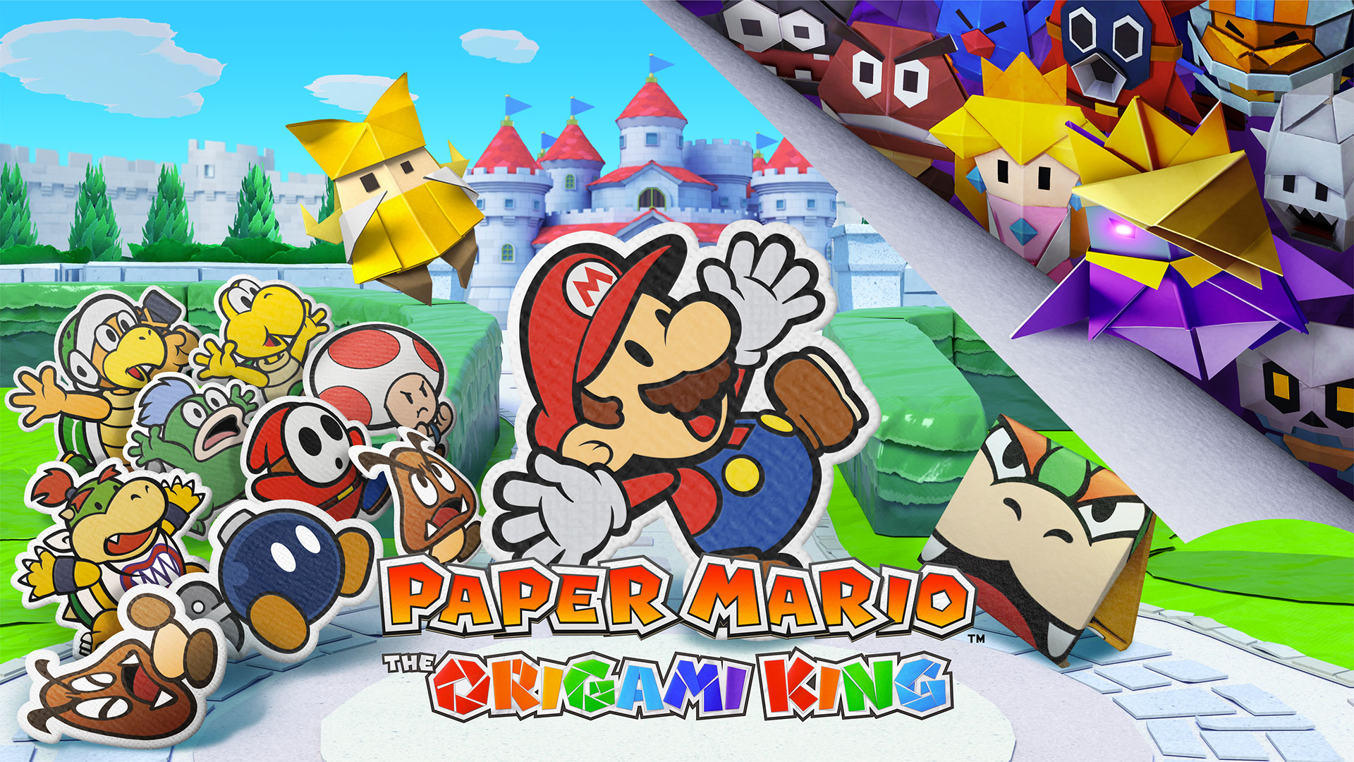 Paper Mario: The Origami King chegou à Switch com aventuras para “desdobrar” num mundo de papel