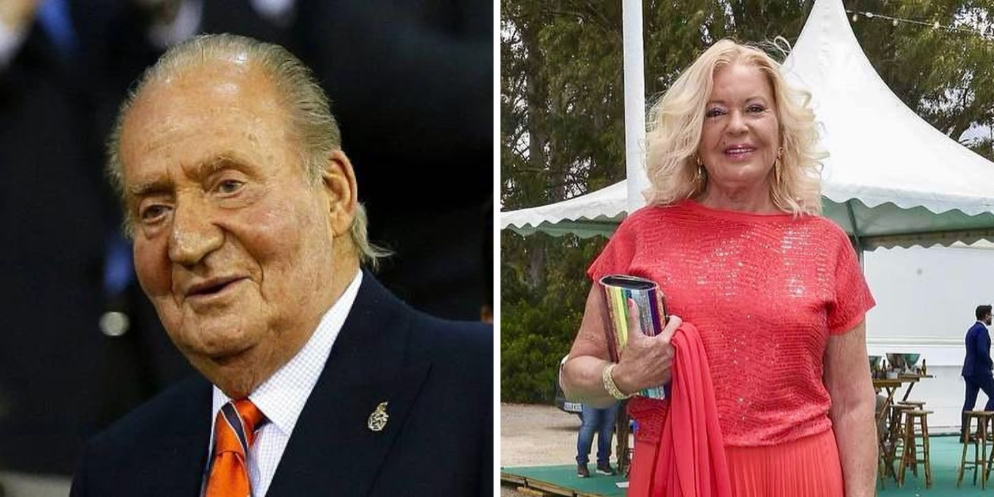 Escândalo real. Foram divulgadas fotos íntimas de Juan Carlos aos beijos com a amante
