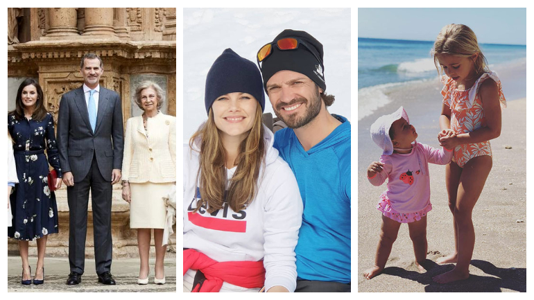 Onde é que a realeza passou a Páscoa?