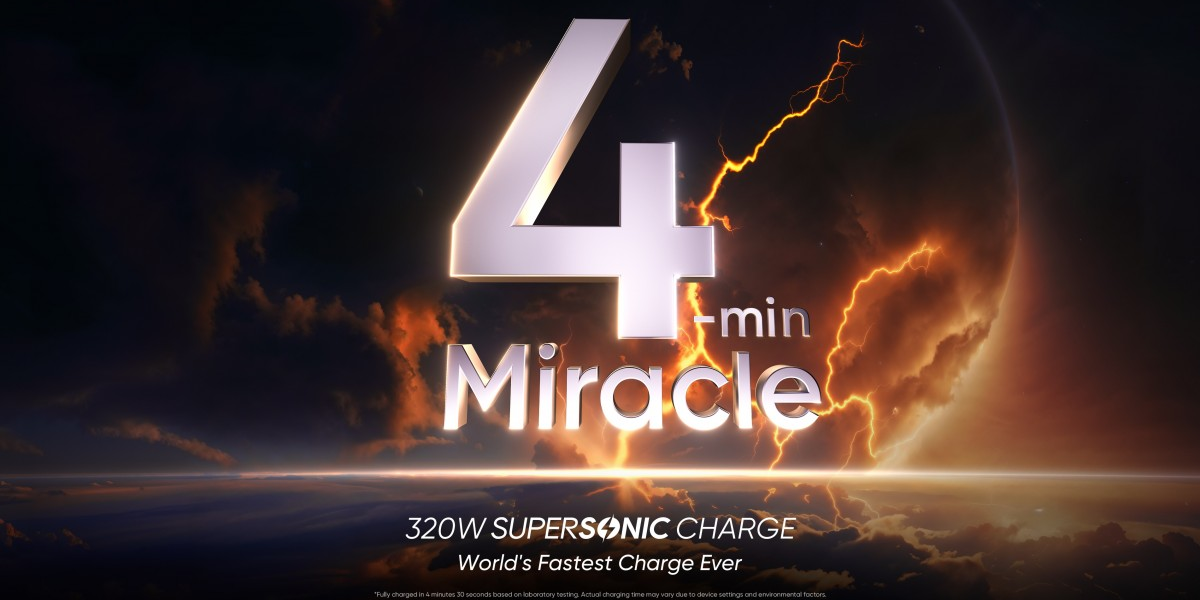 Tecnologia SuperSonic Charge 320W da Realme carrega a bateria do smartphone em menos de 5 minutos