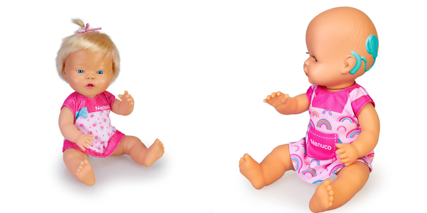 Já chegaram a Portugal os Nenucos com Síndrome de Down e implante auditivo